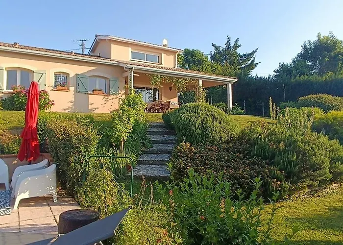 La Casa Del Sol - De Charme Avec Piscine Leojac